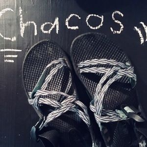 Girls Chacos Double Strap No Toe Loop
